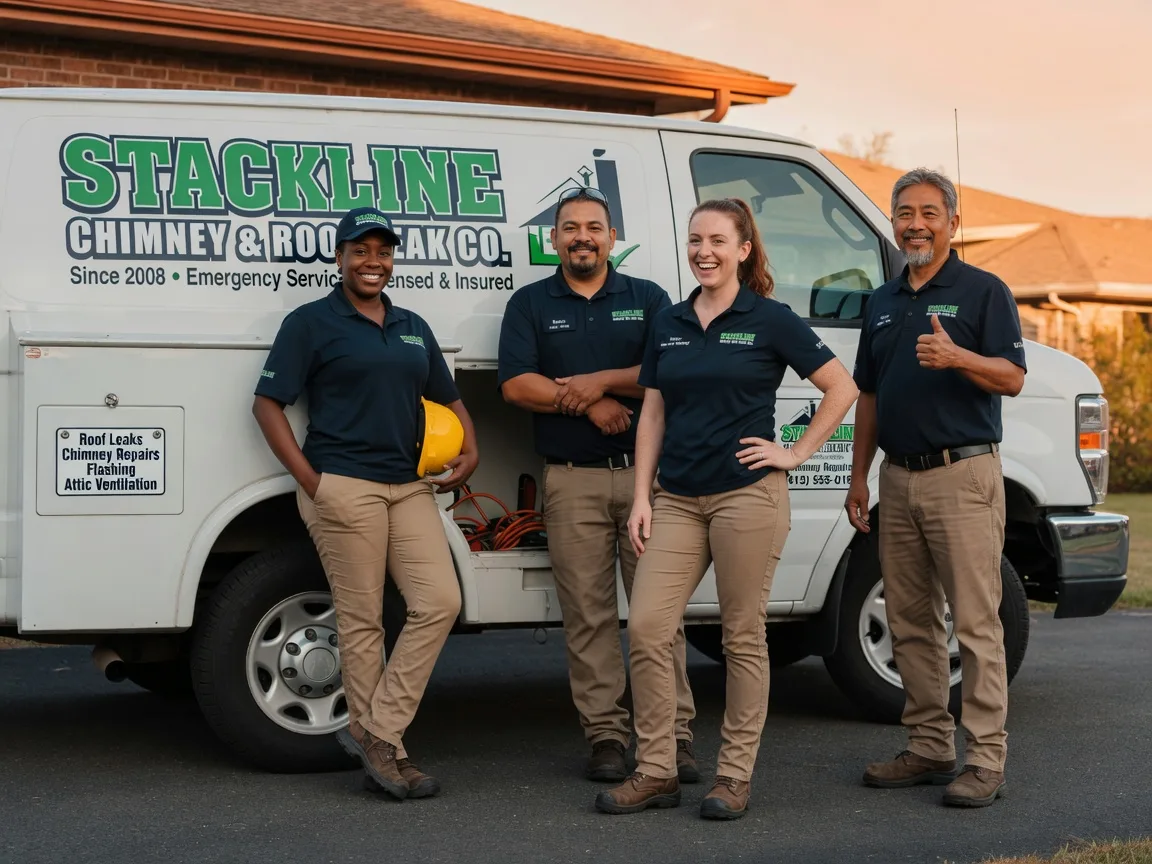 Chimney flashing repair company in Hodgen, OK
